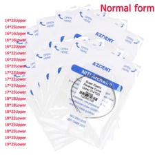 Dental Orthodontic Super Elastic NITI Arch Wire Reverse Curve Rectangular AZDENT
