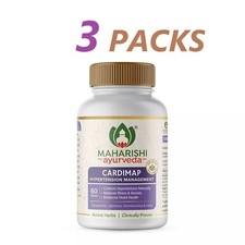 3 X Maharishi Ayurveda Cardimap 60 Tabs Free Shipping Worldwide