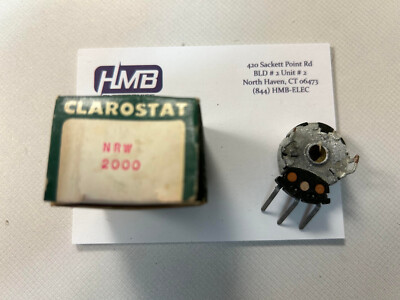 Potenziometro Industriale Clarostat RA30 LASB 2500 Ohm – Avvolto A Filo, Nuovo
