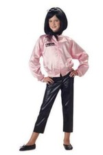 Pink Ladies Costume - Child Medium - Pink/Black - California Costumes
