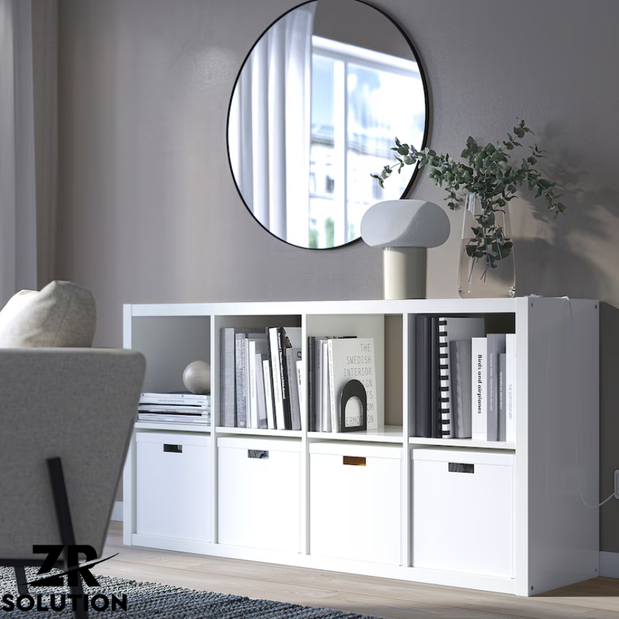 Ikea Shelving Unit Bookcase Storage Solution Kallax 77x147 cm New | eBay