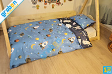 Single Bedding Set Printed Duvet Cover & Pillowcase Reversible Space Adventure