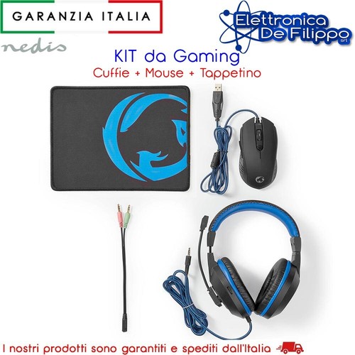 Kit da Gaming Combinato 3-in-1 Cuffie, Mouse e Tappetino Mouse Per Fortnite  | eBay