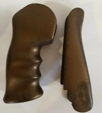 Thompson center Encore grip and forearm dark brown plastic