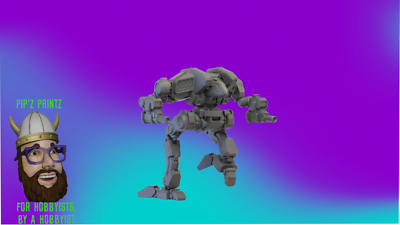 #ad Cougar COU Prime Alternate Mech Model For Battletech 6mm 10mm 15mm $6.50