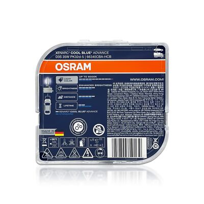 OSRAM D3S 6000K Cool Blue Advance Xenarc 35W 66340CBA