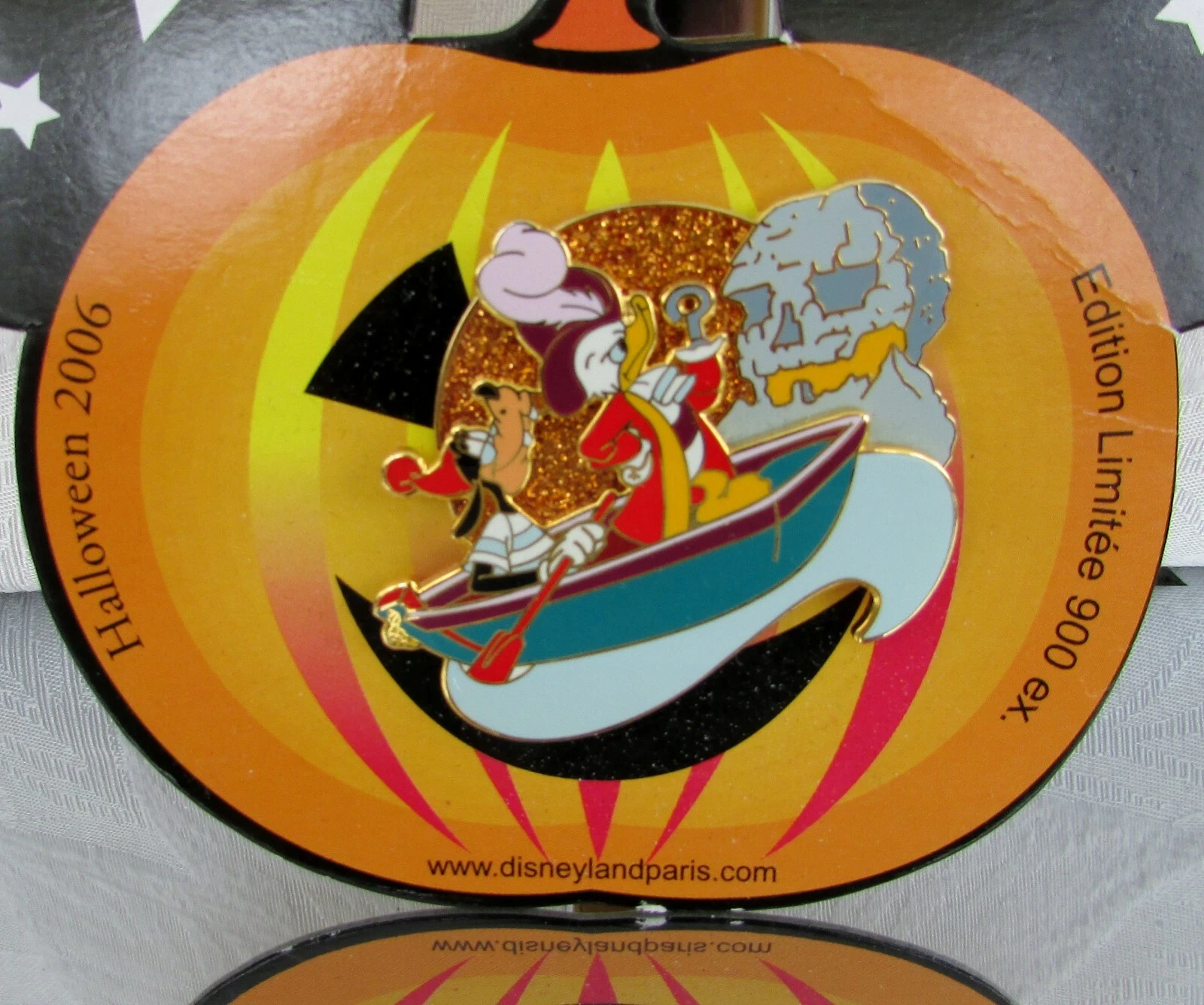 Disney DLRP Halloween 2006 Donald,Goofy as Captain Hook Mr Smee Pin LE 650/900