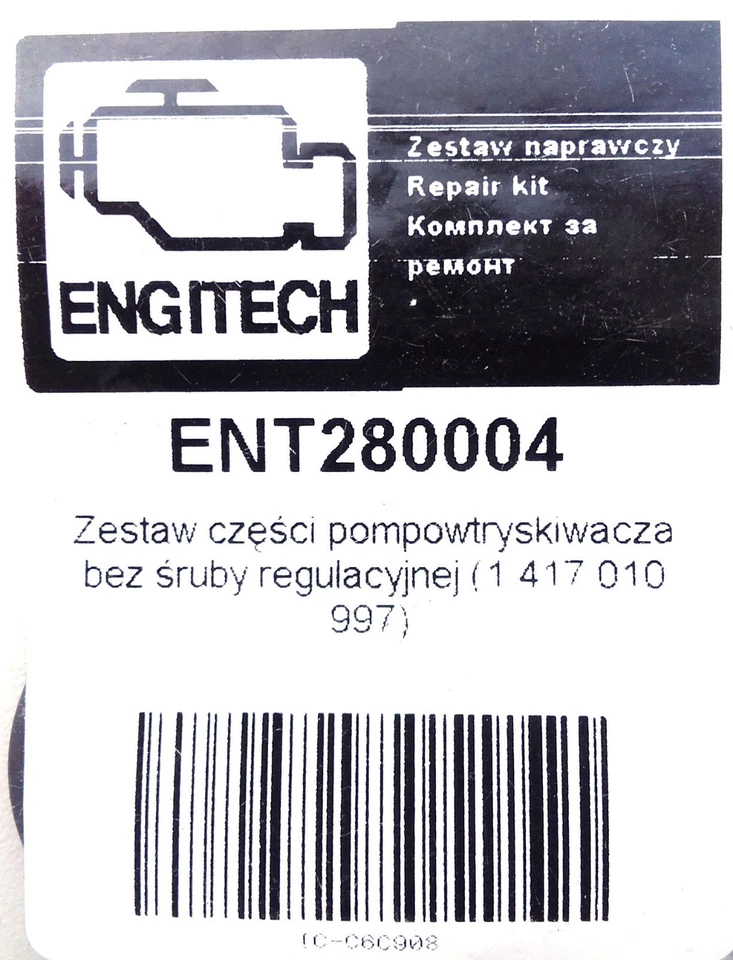 ENGITECH Injector Seal Repair Kit ENT280004 IC-C6C908 1417010997 - Image 3 of 3