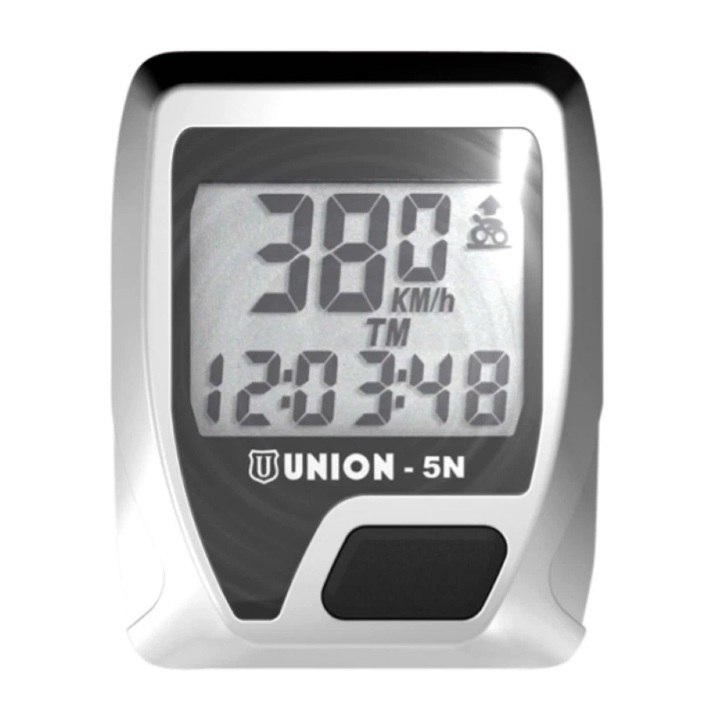 Fahrradcomputer Kilometerzähler MTB Mit Kabel 5 Funktionen Uhr Geschwindigkeit - Bild 2 von 2