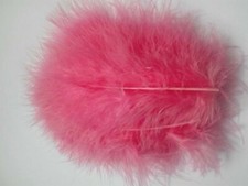 20 PACK OF MARABOU FEATHERS-CHOICE OF COLOURS, CRAFTS, CARD MAKING, FLYTYING ETC