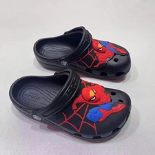 Kids Crocs Disney Spider Man Original Classic clog Brand New children C8 to J3