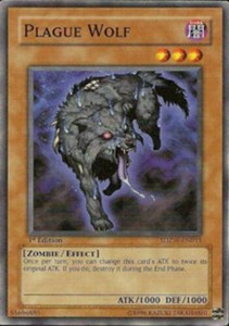 Plague Wolf - SDZW-EN015 - Common - 1st Edition x3 - Near Mint