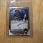 2025 Topps Bowman Chrome Baseball Kenny Fenelon Prospect Auto
