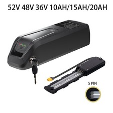 52V 48V 36V 10Ah 15Ah 20Ah 0-2000W Ebike Battery for Electric Bike Lithium 5Pin