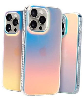  Hue - for Case - Rainbow Phone Case with [4 iPhone 15 Pro Max Iridescent