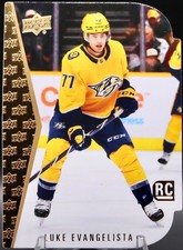 2023-24 Upper Deck Series 1 - Gold - Die-Cut - Luke Evangelista - Rookie