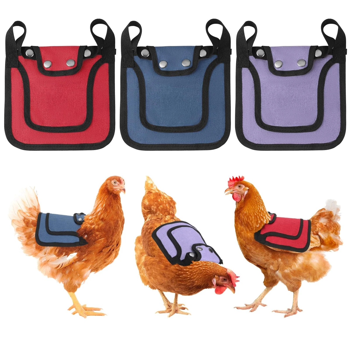 Anteojos Para Aves De Corral - Protector Antipicaje Para Pollos Y Gallinas (10-100 Piezas)