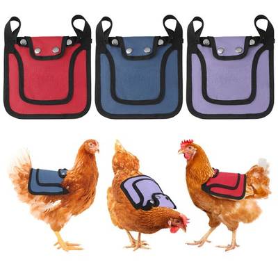 #ad 3Pcs Chicken Saddle for Hens Saddles with Adjustable Strap Chicken $14.87