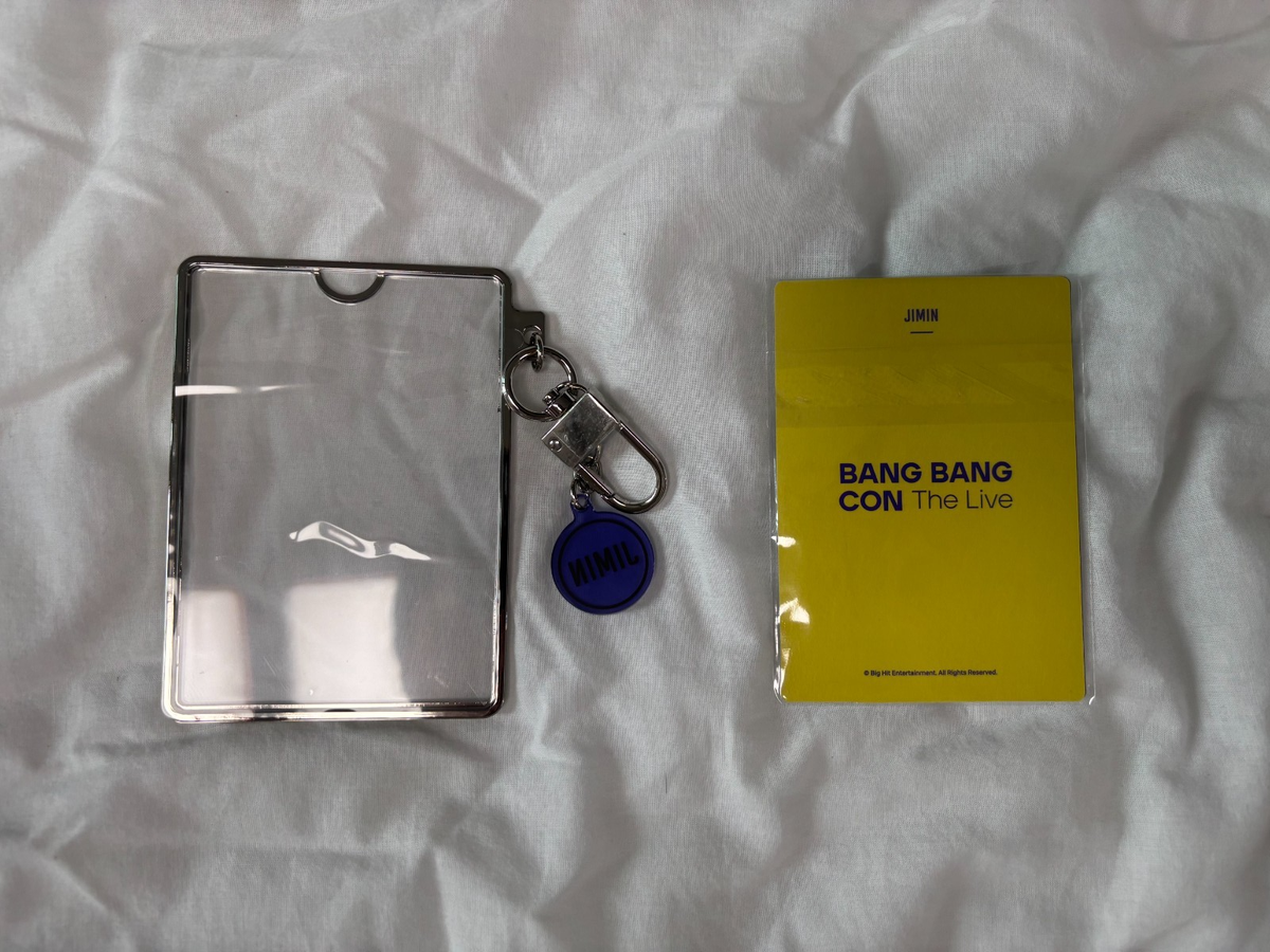 BTS bang bang con photocard holder keyring JIMIN | eBay