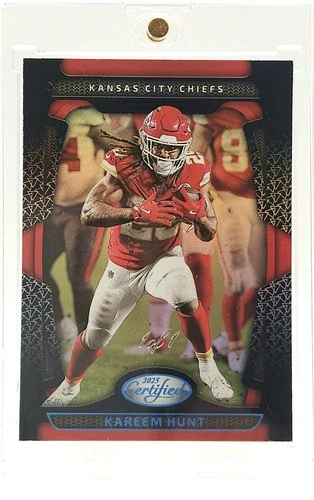 2025 Panini Certified Kareem Hunt Mirror Black 1/1 #50