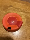 Barista Keepcup Reusable Glass Coffee Cup Travel Mug Cork Orange & Red Lid 12 Oz — photo 8