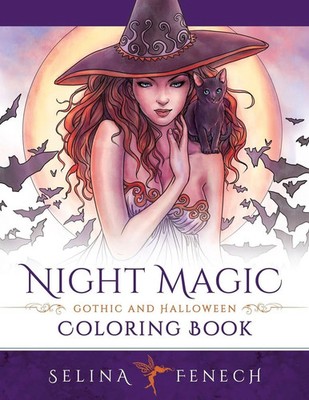 Selina Fenech | Night Magic - Gothic and Halloween Coloring Book | Taschenbuch