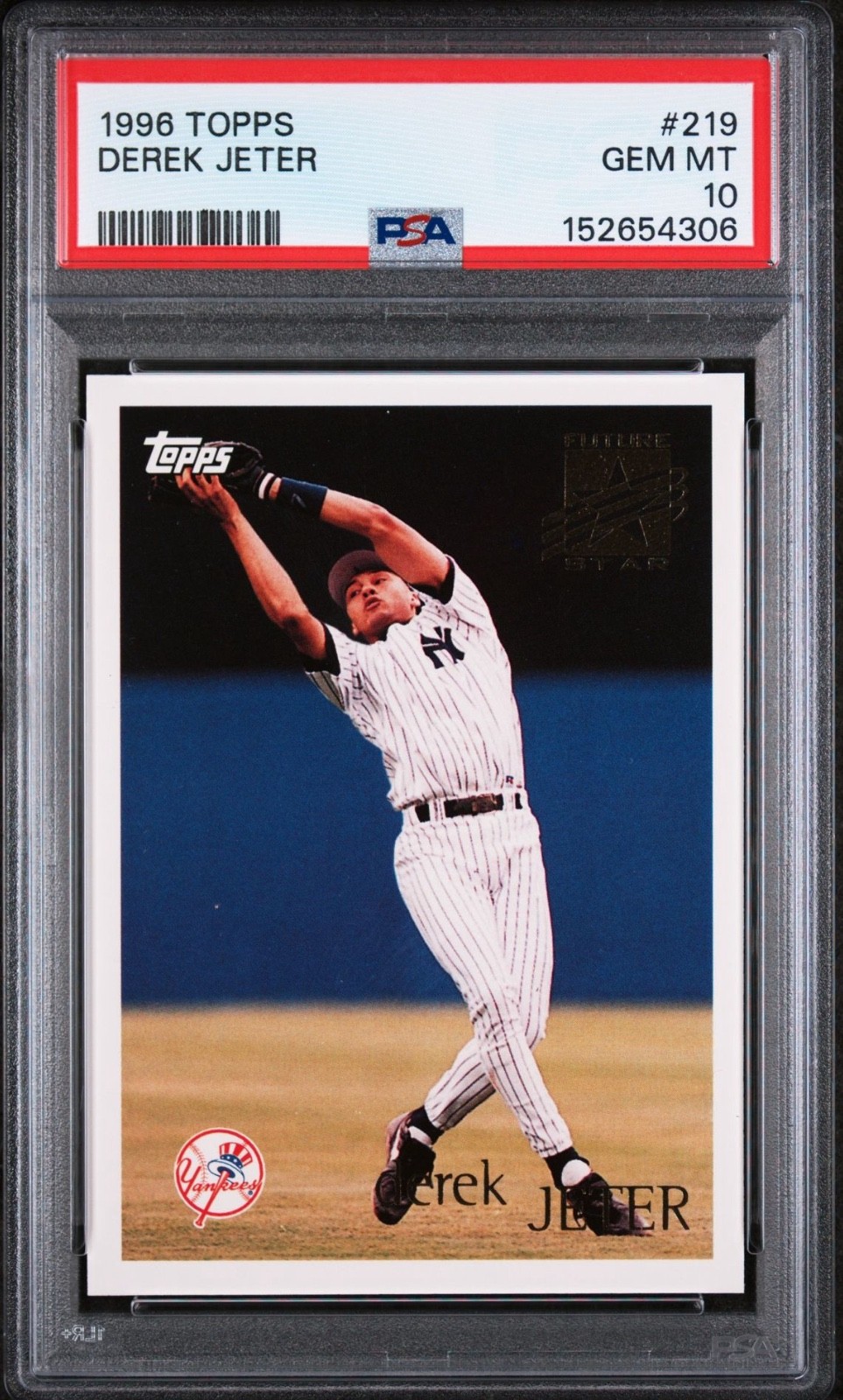 1996 Topps - Derek Jeter #219 PSA 10 Gem Mint Yankees HOF