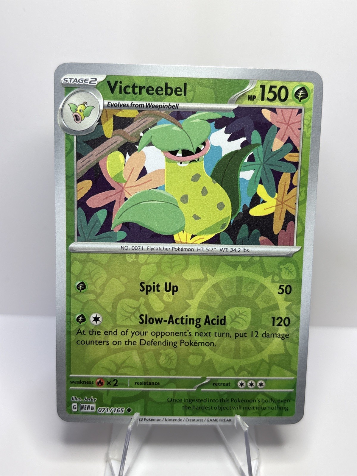 Victreebel 151 Reverse Holo Pokémon TCG 071/165 Scarlet & Violet NM