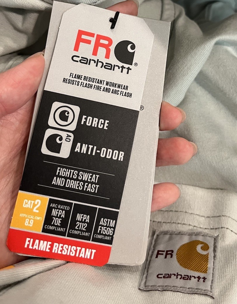 Carhartt Flame Resistant Force Loose Fit Midweight Men's Henley T-Shirt Size 3XL thumbnail 4