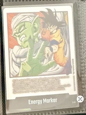 Dragon Ball Fusion World - Energy Marker E-51 Foil Manga Booster SB01 SILVER