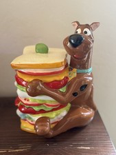 Vintage ScoobyDoo Warner Bros. Double Decker Dog Treat/Canister Cookie Jar.