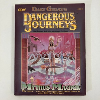 Mythus Magick Gary Gygax Dangerous Journeys 1992 TPB GDW 5002 Dave Newton GOOD
