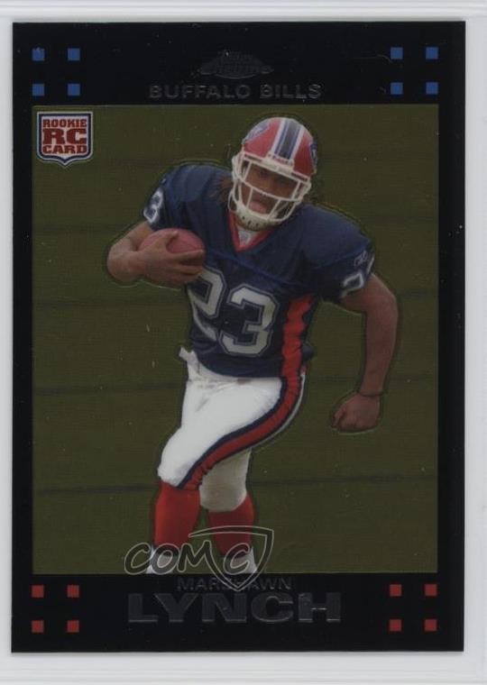 2007 Topps Chrome Marshawn Lynch #TC182 7sd