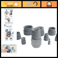 9-Piece Camera Lens Repair Tool Kit - Rubber Ring Remover Filter Wrench Set, F