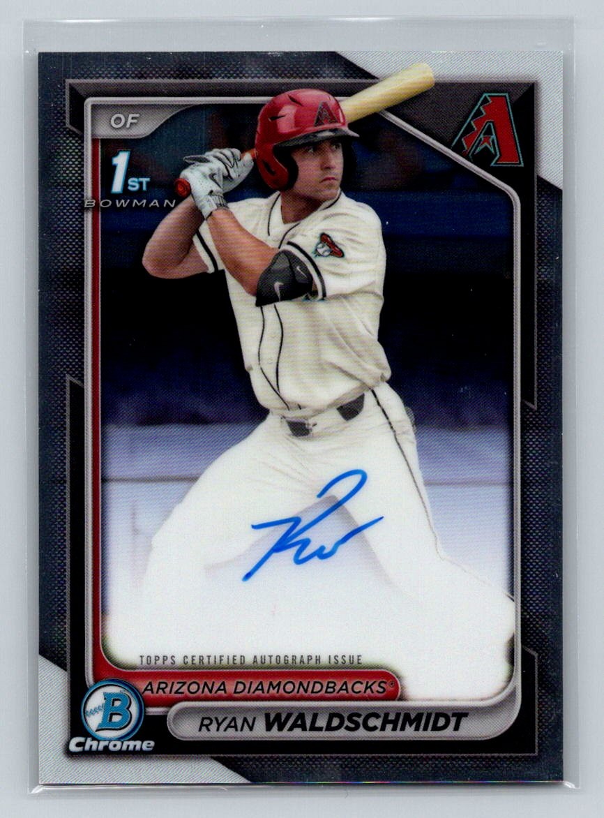 2024 Bowman Draft #CPA-RW Ryan Waldschmidt Chrome Prospect Autographs