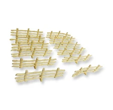 Tim Mee Plastic Farm Fence Lot of 12 Barnyard Playset Vintage