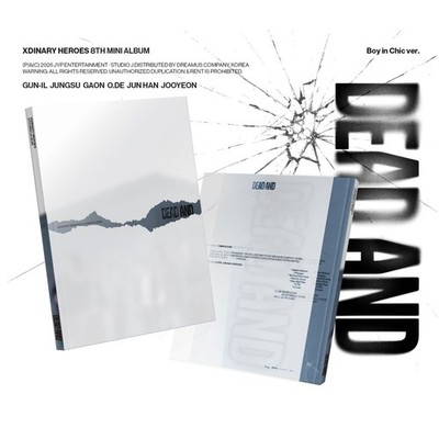 Xdinary Heroes 8th Mini Album [DEAD AND] BOY IN CHIC CD+Book+P.Card+Sticker+Gift