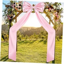 2 Pcs Giant Pink Bow,75x18 Inch Giant Bow Decoration Big Bows Decor for