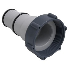 Hose Adapter Set of 2 Grey Plastic 3.6 in Durable vidaXL