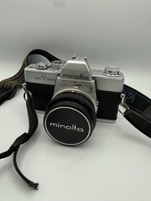 Minolta SRT 100 35mm SLR Film Camera with MC Rokkor-PF 1:1.9 f 55mm Lens /ro