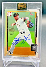 2022 Topps Archives Signature Series KEBRYAN HAYES ENCASED 1/1 AUTO 1ST BOWMAN