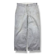 Vintage 50s Penney  s Big Mac Twill Chino Work Pants Sanforized Farm Distressed