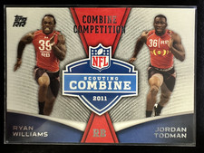 Ryan Williams Jordan Todman 2011 Topps Rising Rookies Combine Competition RC