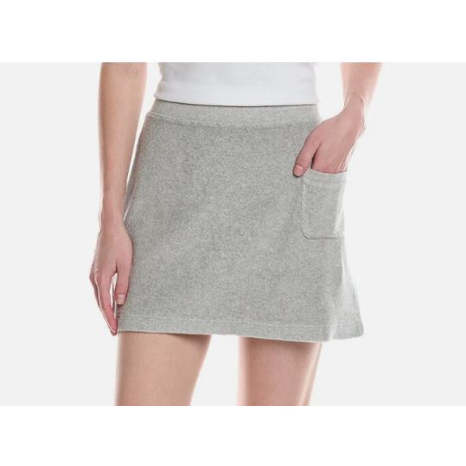 Helmut Lang Womens Terry Towel Skirt Size 168 NWT Vapor Heather