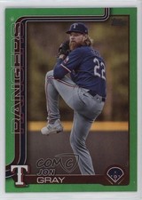 2025 Topps Series 1 Green Rainbow 96/99 Jon Gray #62 0dd0