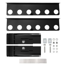 Safety Back Rack Bracket Mounting Kit Black Steel For Chevy Gmc 1500 2500 Safety Back Rack Bracket Mounting Kit Black Steel For Chevy Gmc 1500 2500