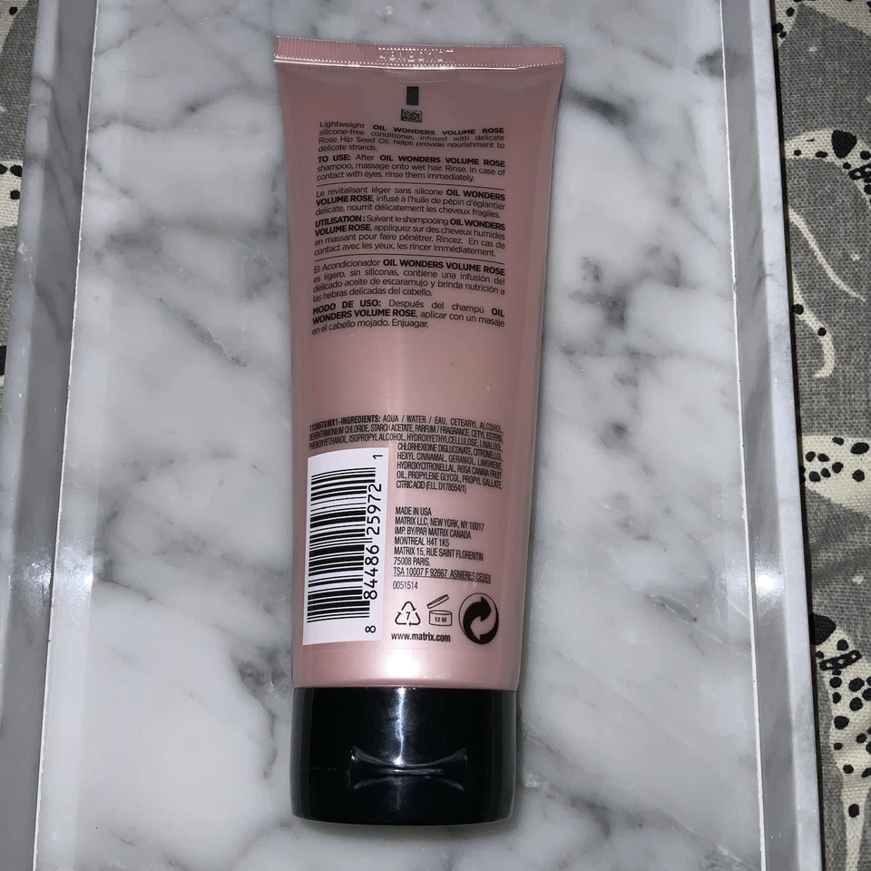 Acondicionador Matrix OIL WONDERS Volume Rose para cabello fino 6,8 oz-VB último Foto 2 de 3