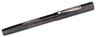 Vintage Waterman Ideal Fountain Pen w/ 14K Flexible Gold Nib Chased Hard Rubber