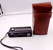 Vintage Camera Kodak Tele-Instamatic 608 with Leather Case Made in USA