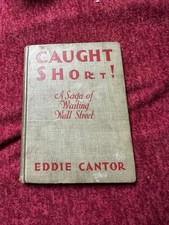 1929 Eddie Cantor Caught Short Wall Street Crash Humor Book